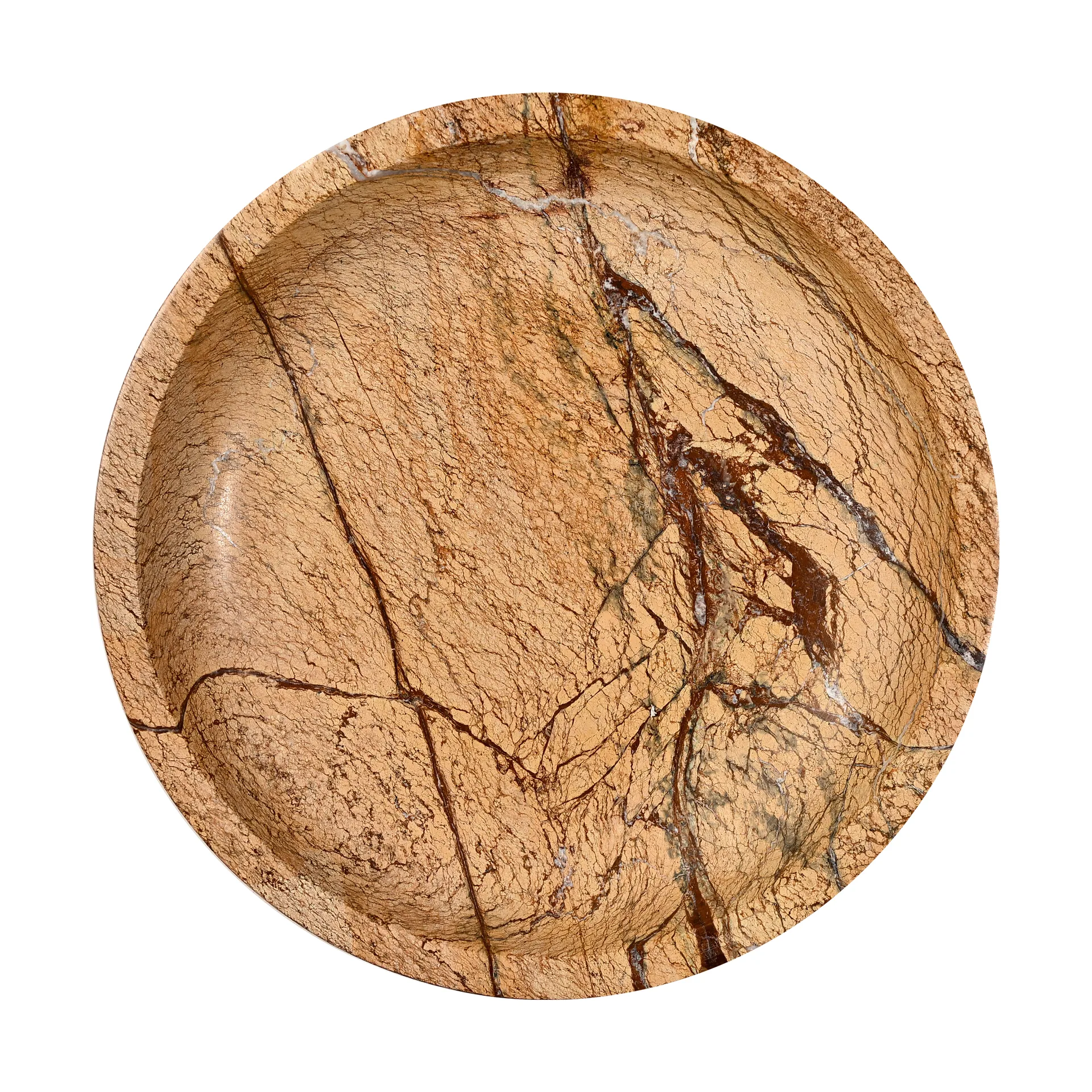 Cuenco grande Sten Ø28 cm, Mármol forestal marrón Sagaform