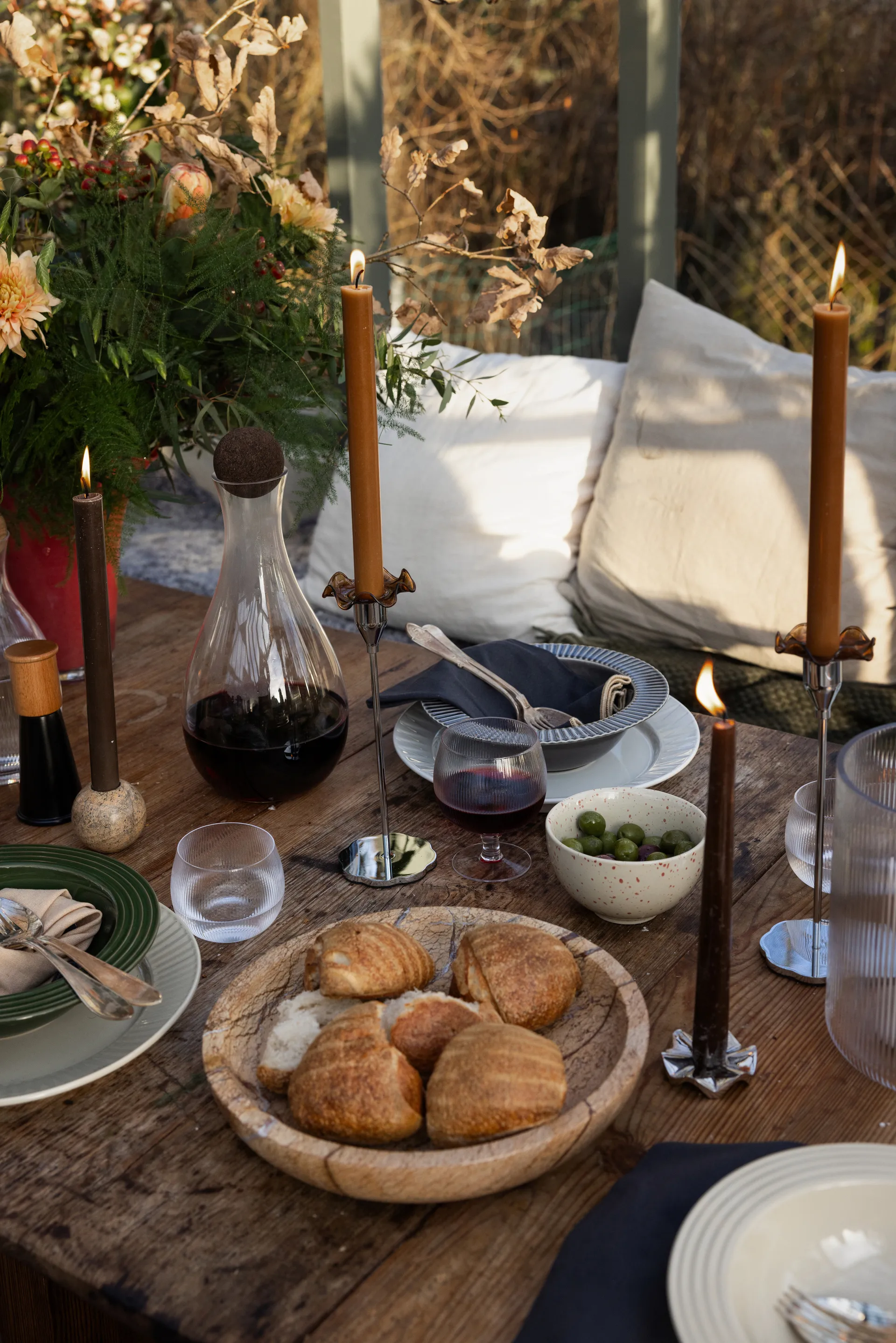 Cuenco grande Sten Ø28 cm, Mármol forestal marrón Sagaform