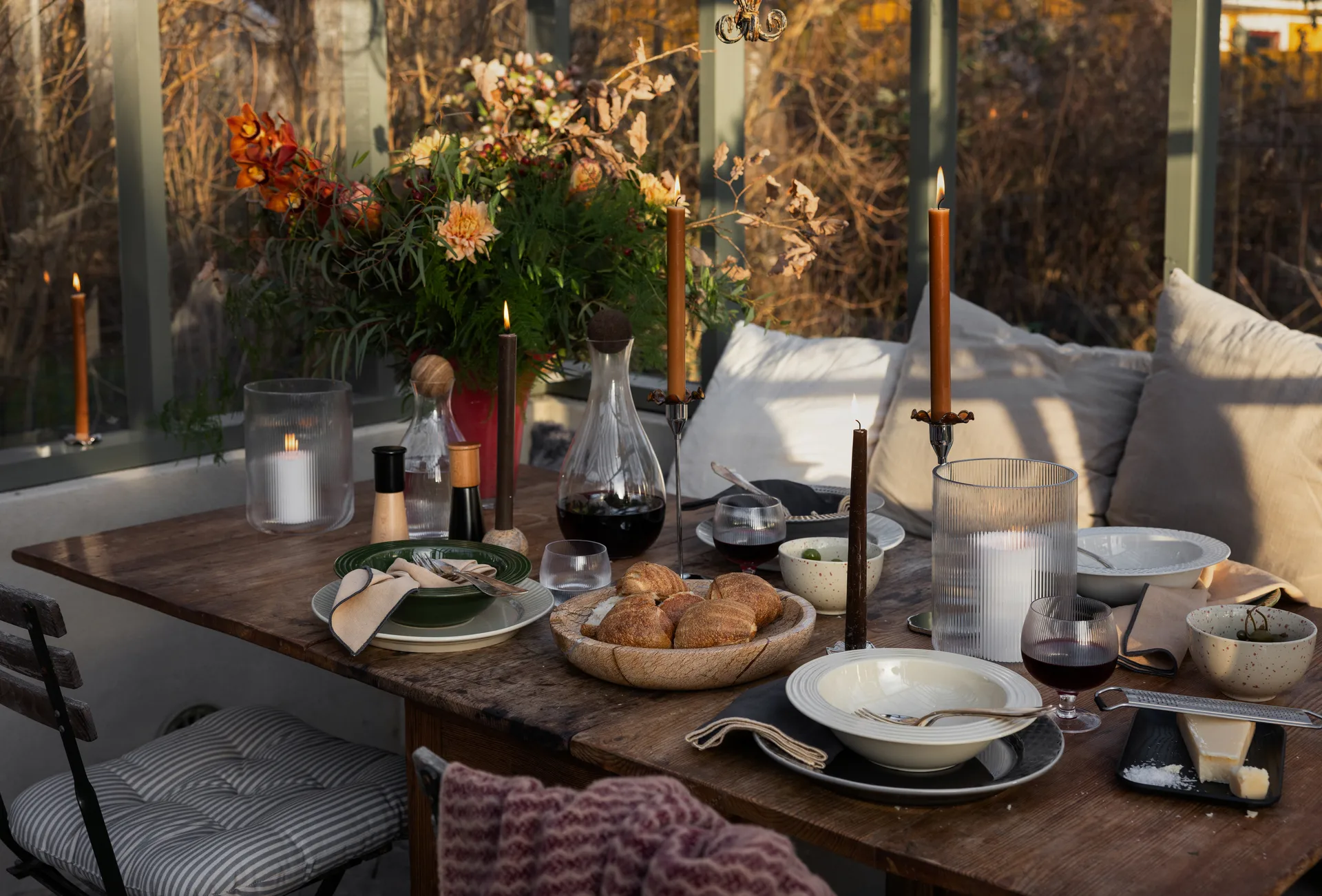 Cuenco grande Sten Ø28 cm, Mármol forestal marrón Sagaform