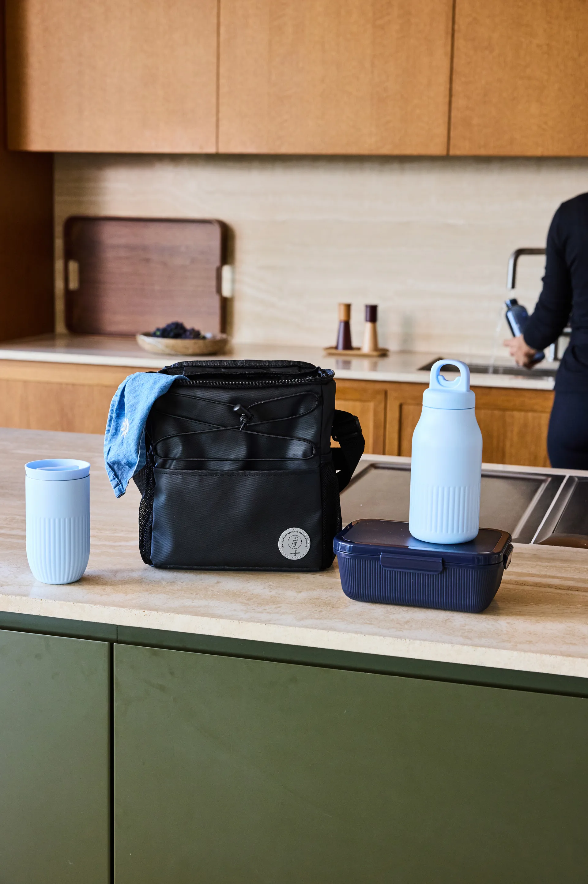 Fiambrera Tina 1,1 L, Azul Sagaform