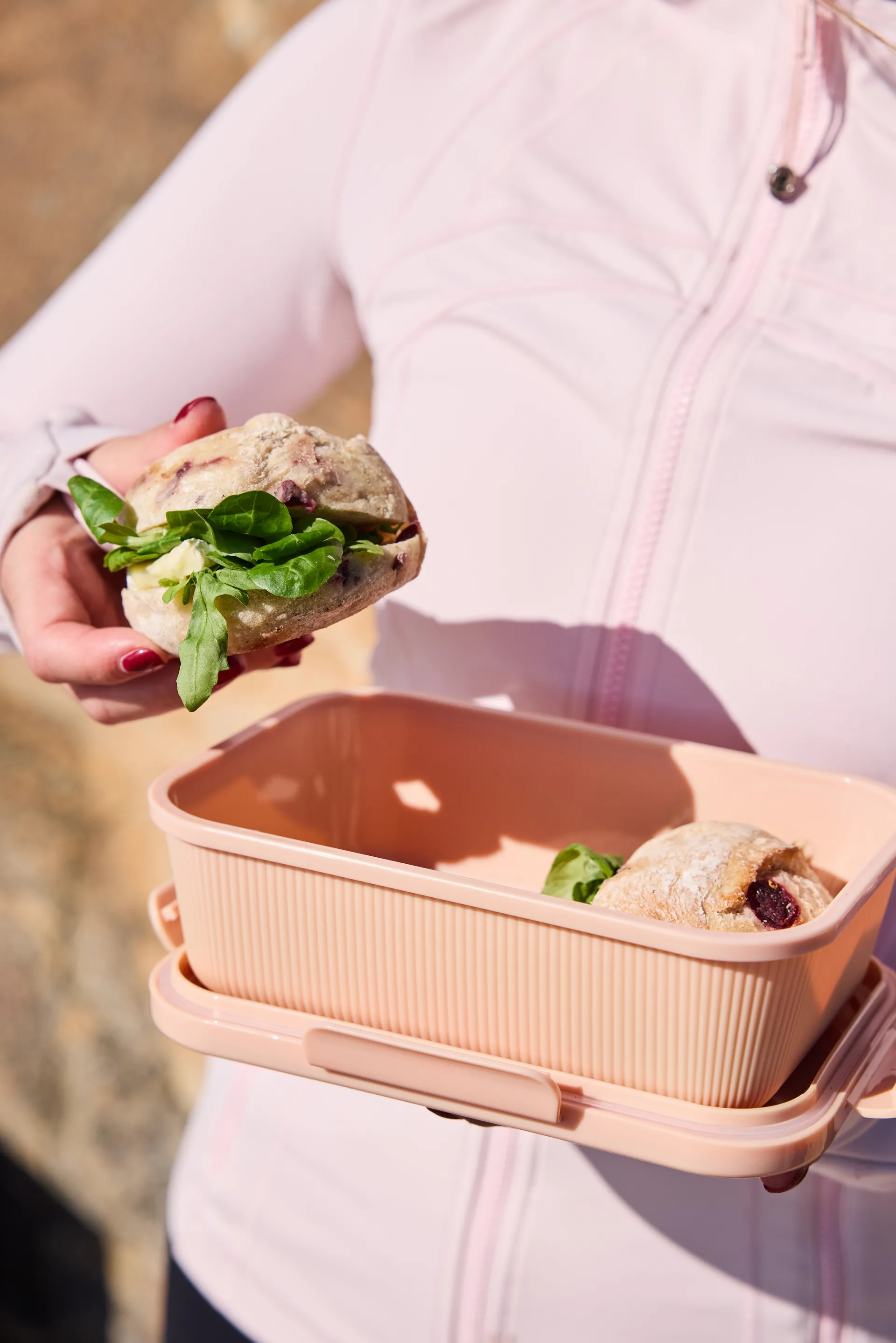 Fiambrera Tina 1,1 L, Rosa Sagaform