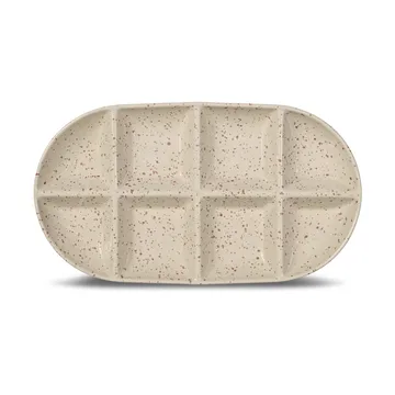 Fuente para servir Ditte grande 20x36 cm - Beige-burdeos - Sagaform