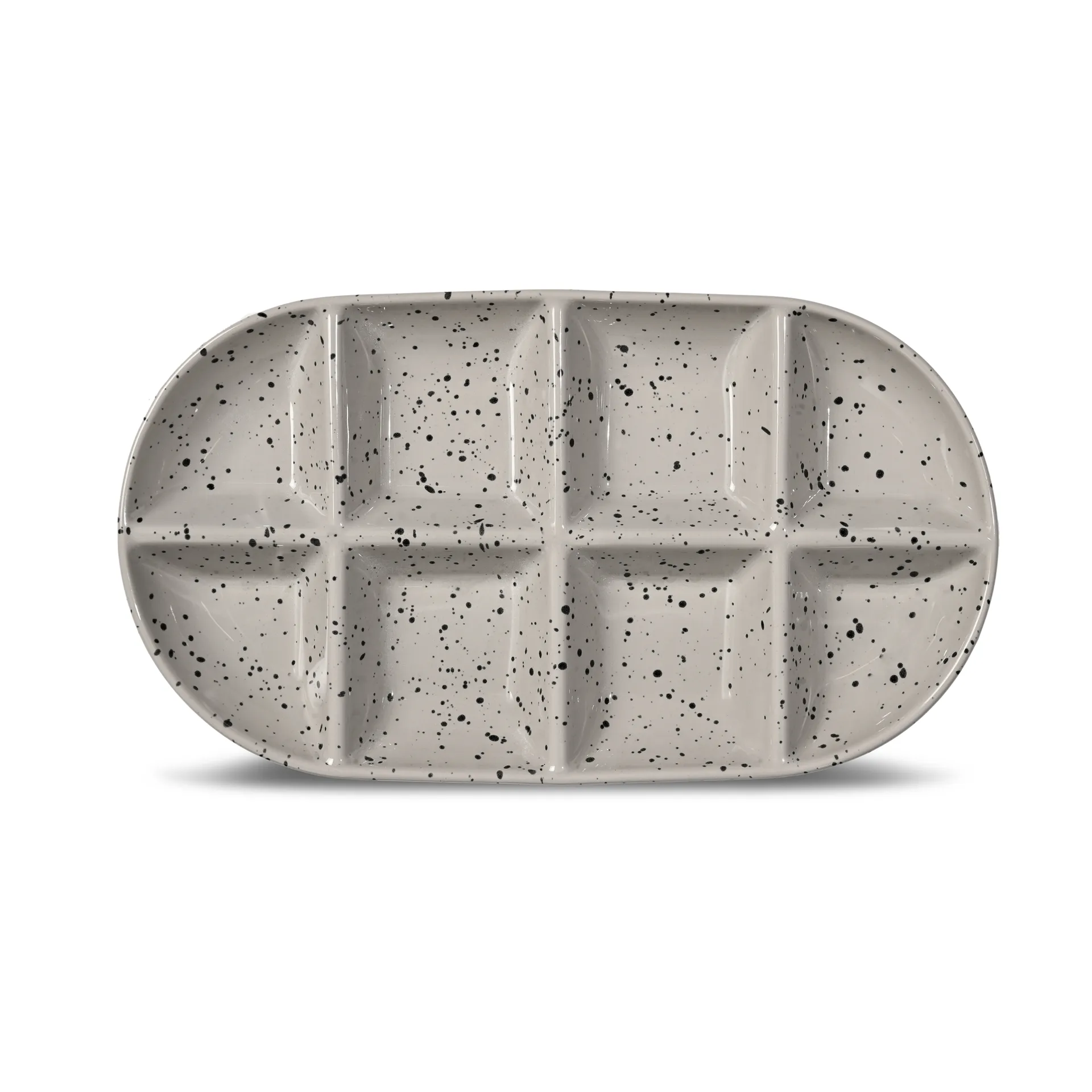 Fuente para servir Ditte grande 20x36 cm, Gris-negro Sagaform