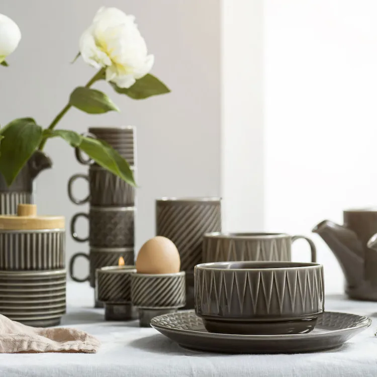 Huevera Coffee & More, gris Sagaform