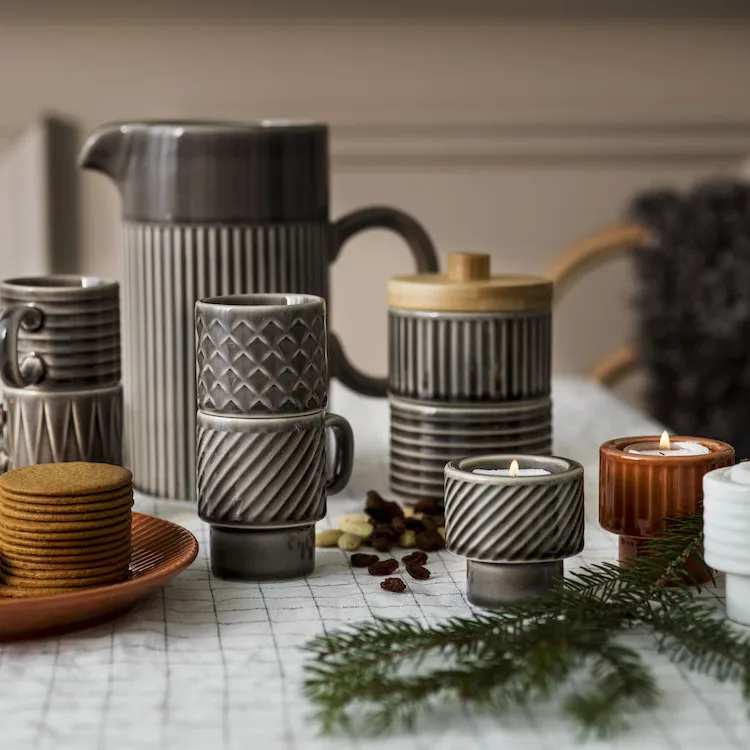 Huevera Coffee & More, gris Sagaform