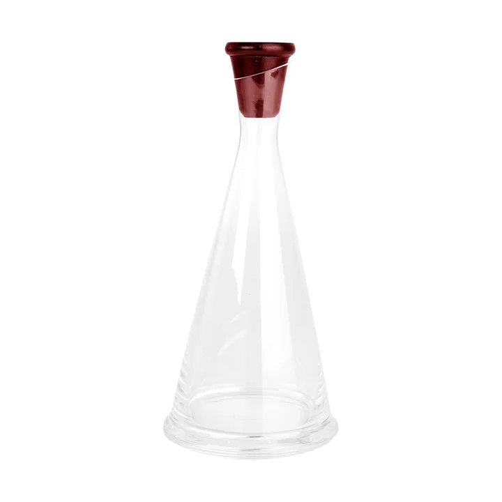 Jarra para aceite/vinagre Gurken - Transparente-rojo oscuro, 25 cl - Sagaform