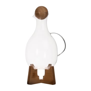 Jarra para vino caliente con calentador Nature 1,8 l - transparente-marrón - Sagaform