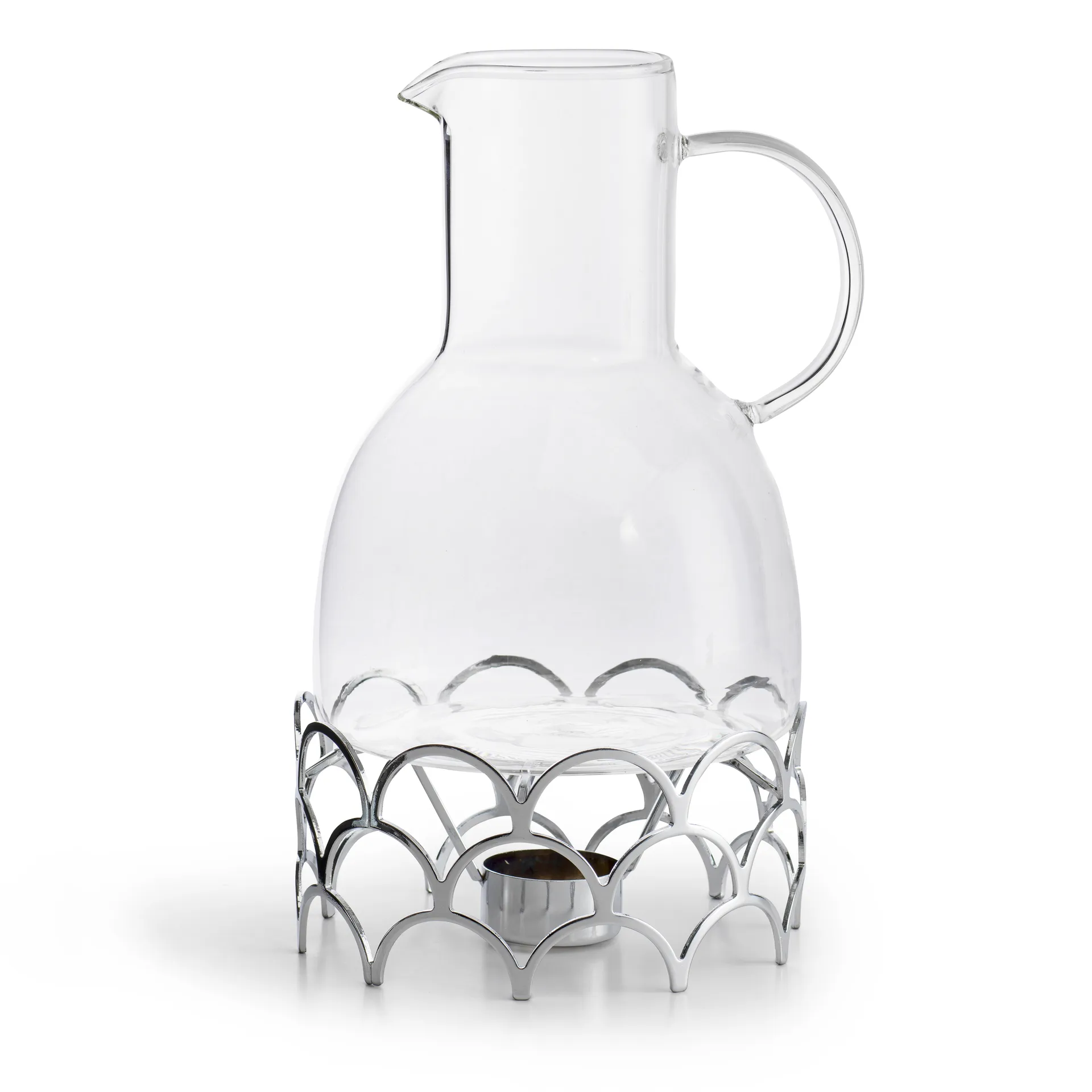 Jarra vino caliente Sagaform con calentador, Silver Sagaform