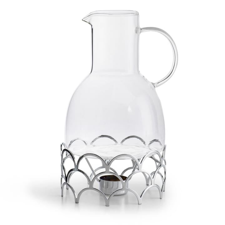 Jarra vino caliente Sagaform con calentador, Silver Sagaform