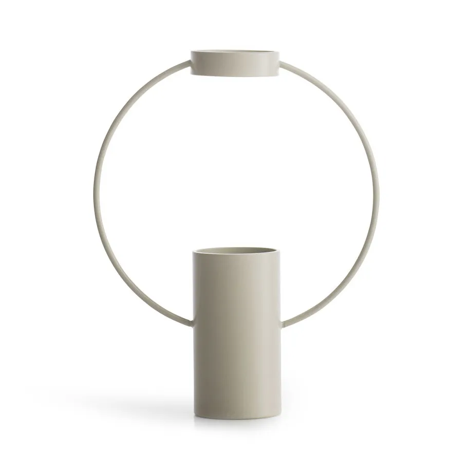 Jarrón Moon 21 cm, arena Sagaform