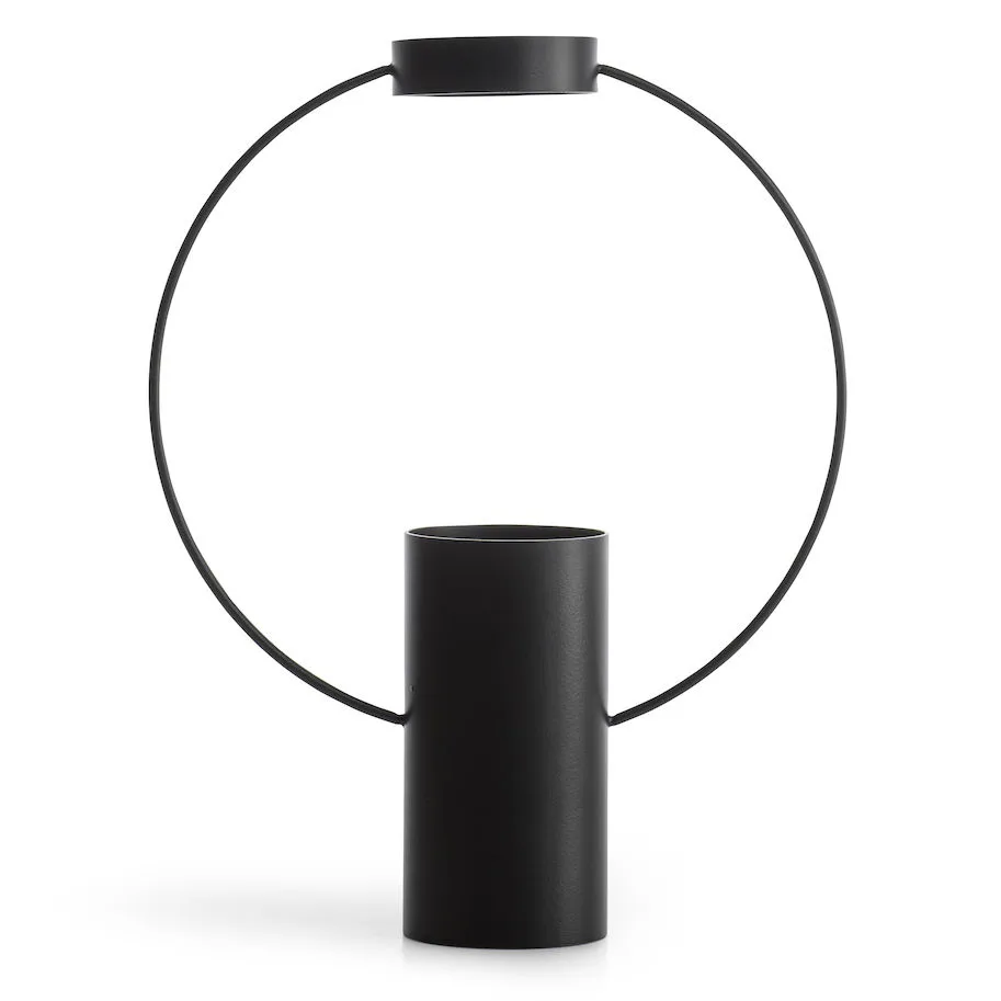 Jarrón Moon 30 cm, negro Sagaform