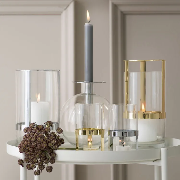 Jarrón Top, plateado Sagaform