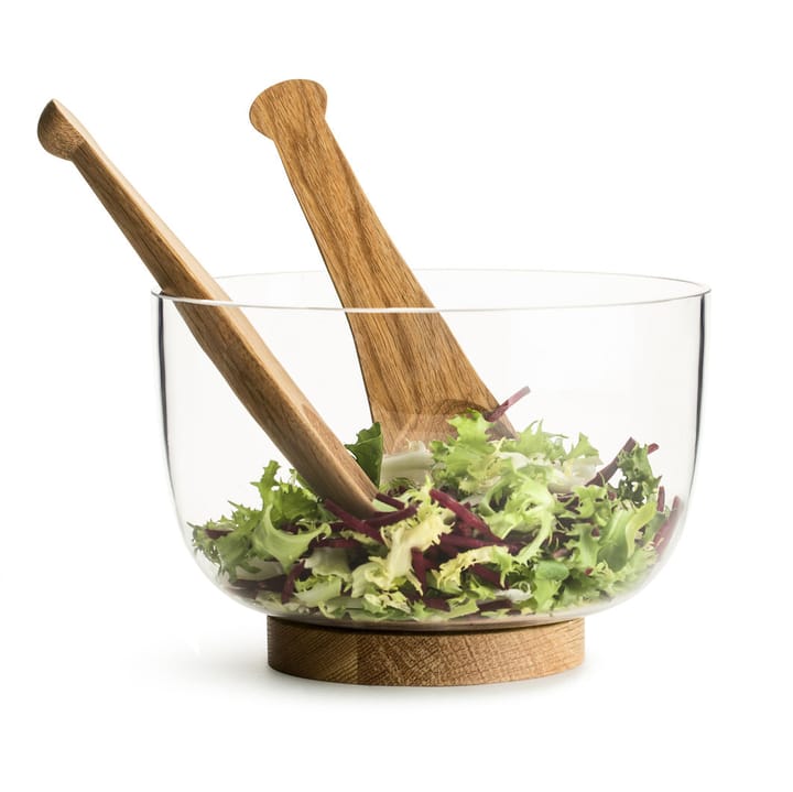 Juego de cubiertos para ensalada Nature, roble Sagaform