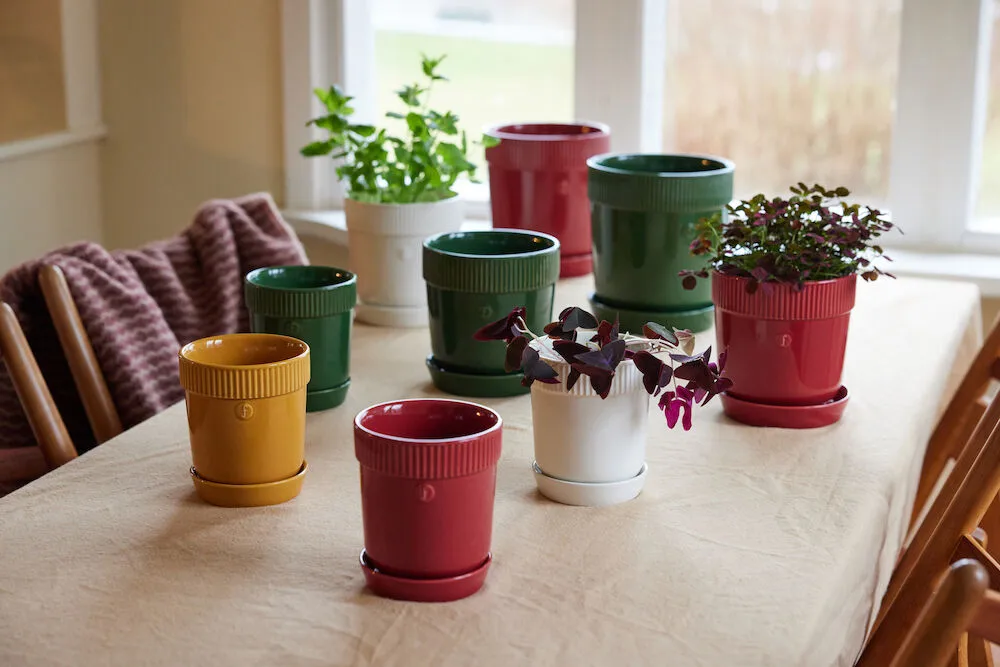 Maceta Elise S Ø14 cm, Burdeos Sagaform