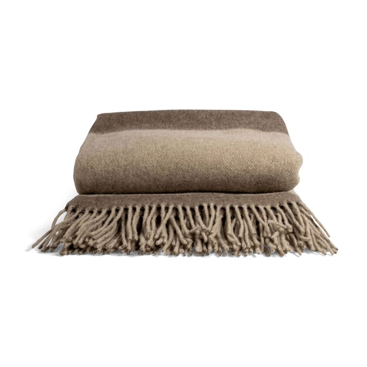 Manta de lana Ulle - Beige-marrón - Sagaform