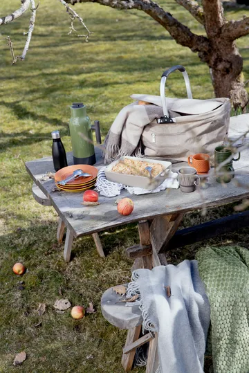 Manta de lana Ulle - Beige-marrón - Sagaform