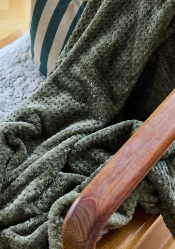 Manta polar Anni 130x170 cm - Verde - Sagaform