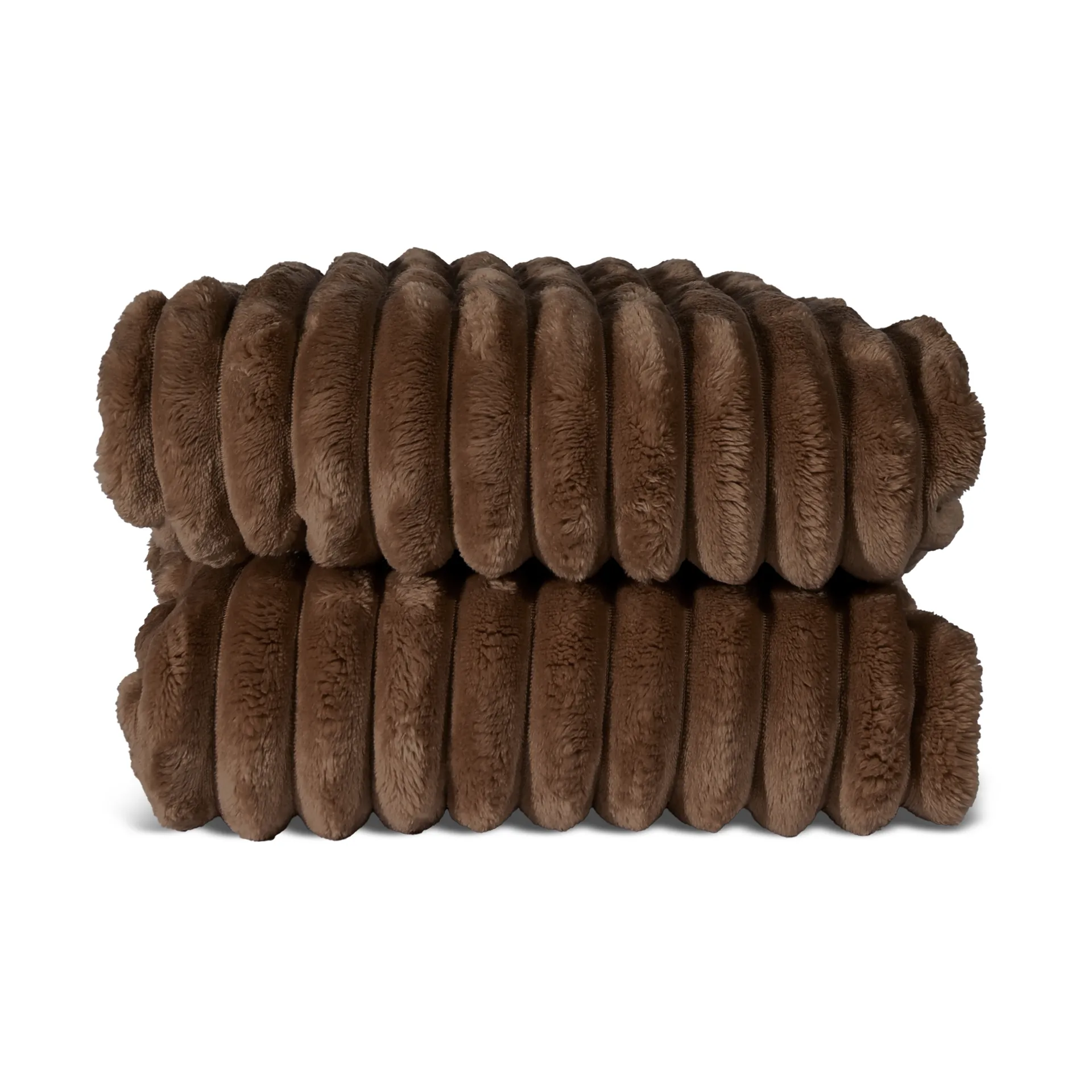 Manta polar Esther, Marrón oscuro Sagaform