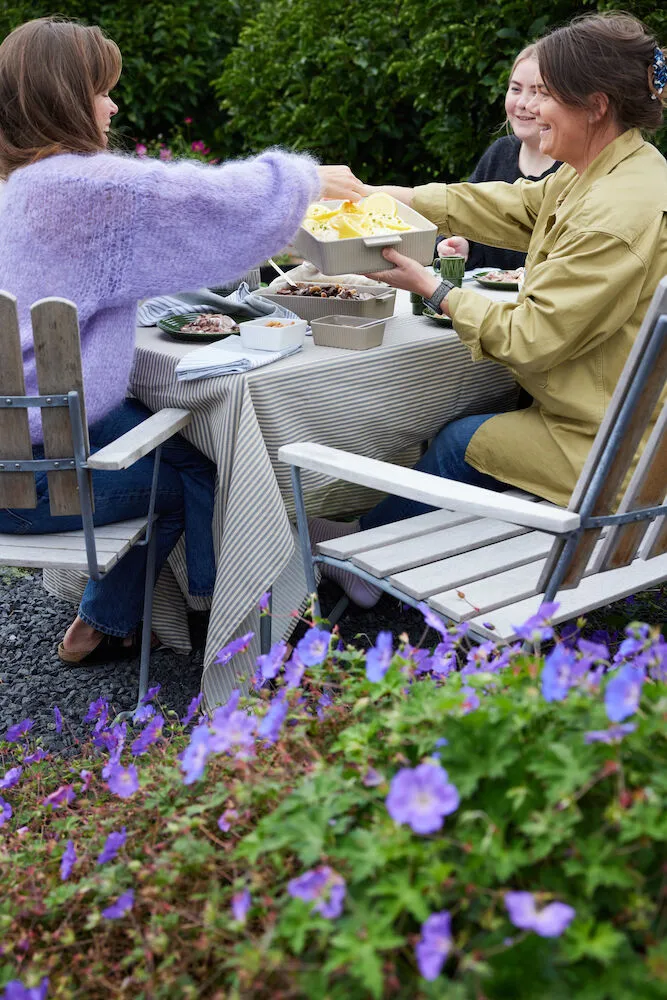 Mantel de hule Eden 150x250 cm, Beige-gris Sagaform