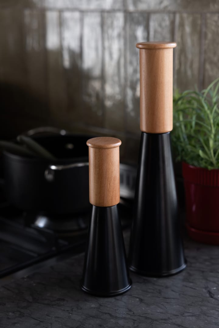 Molinillo grande de sal y pimienta Gurken 32 cm, Negro-marrón Sagaform