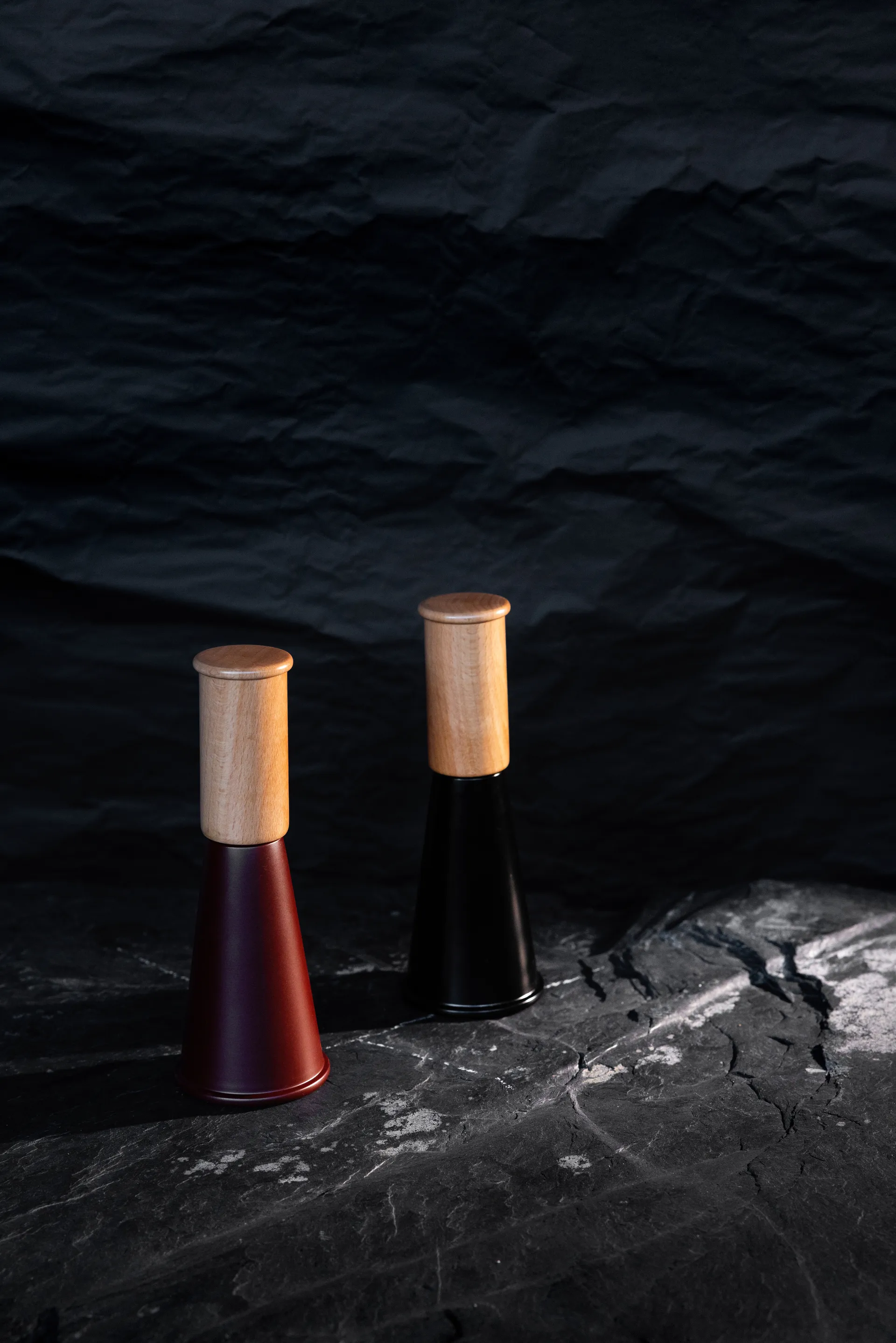 Molinillo mediano de sal y pimienta Gurken 20,5 cm, Negro-marrón Sagaform