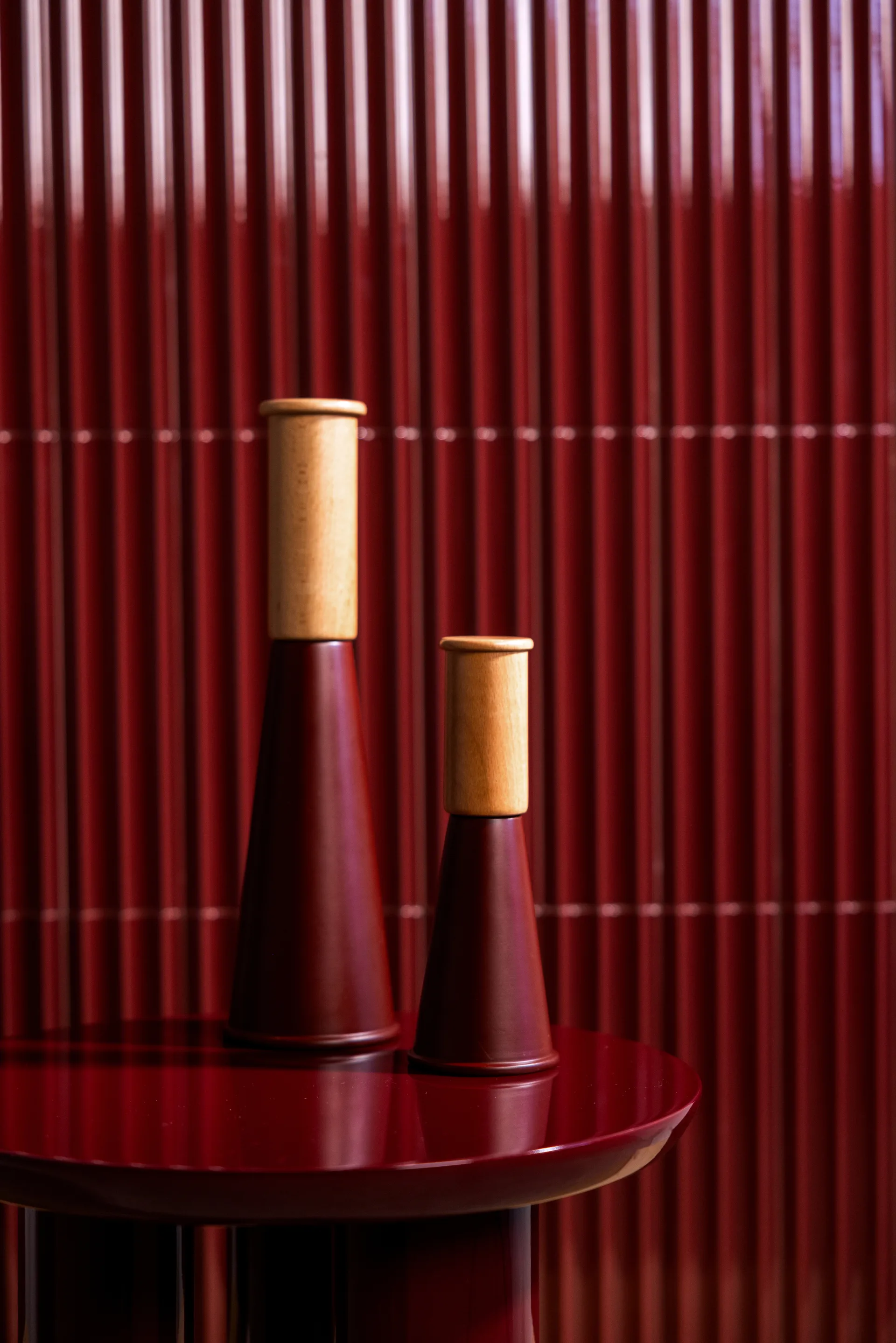 Molinillo mediano de sal y pimienta Gurken 20,5 cm, Rojo-marrón Sagaform