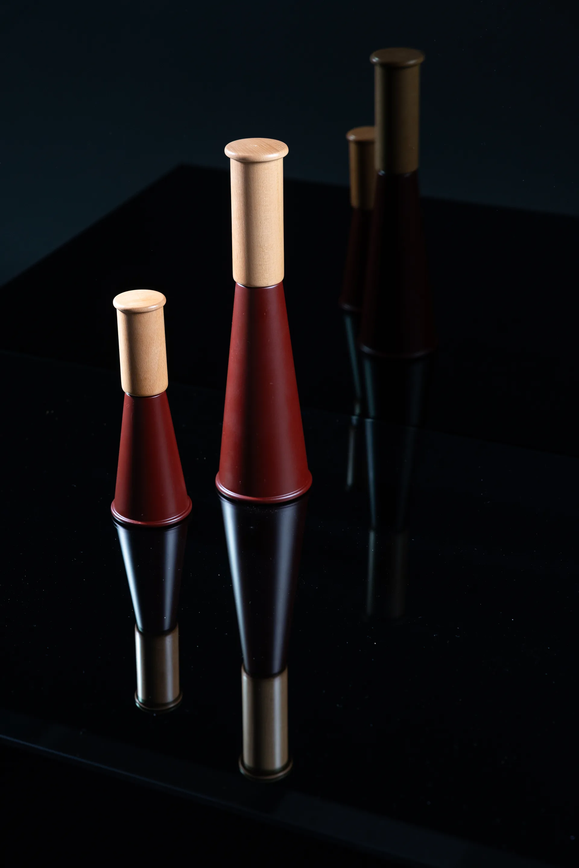 Molinillo mediano de sal y pimienta Gurken 20,5 cm, Rojo-marrón Sagaform