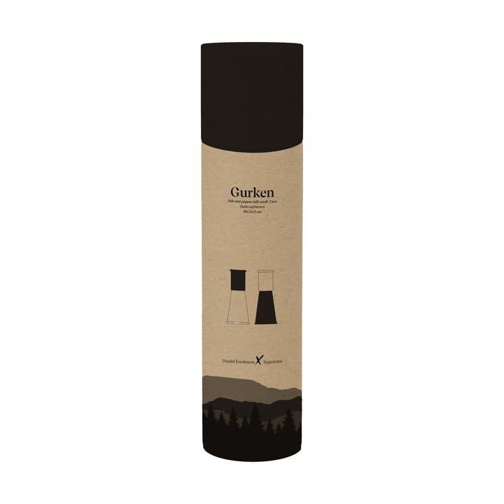 Molinillo pequeño de sal y pimienta Gurken  2 piezas, Negro-marrón Sagaform