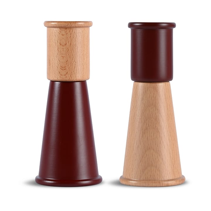 Molinillo pequeño de sal y pimienta Gurken  2 piezas - Rojo-marrón - Sagaform