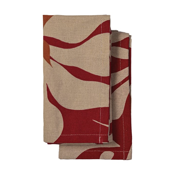 Paño de cocina Edith 50x70 cm, 2-pack - Burdeos - Sagaform
