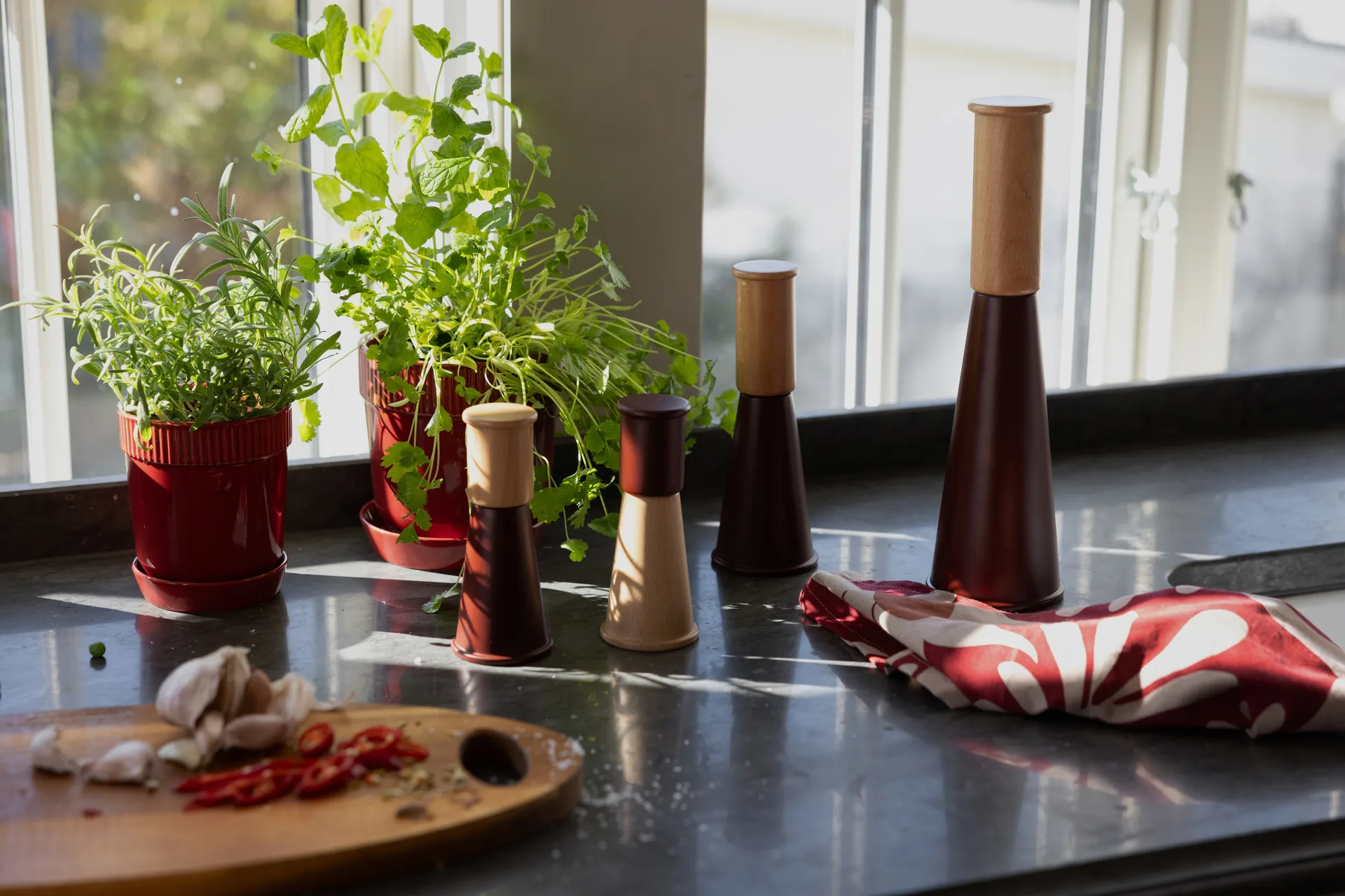 Paño de cocina Edith 50x70 cm, 2-pack, Burdeos Sagaform