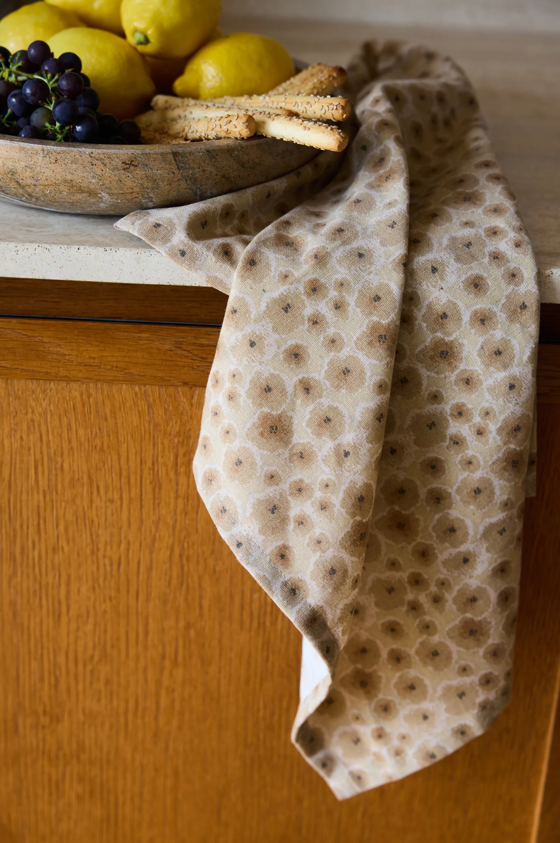 Paño de cocina Edith 50x70 cm pack de 2, Beige mixto Sagaform