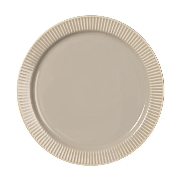Plato de postre Inka - Beige-warm gray, Ø17 cm - Sagaform
