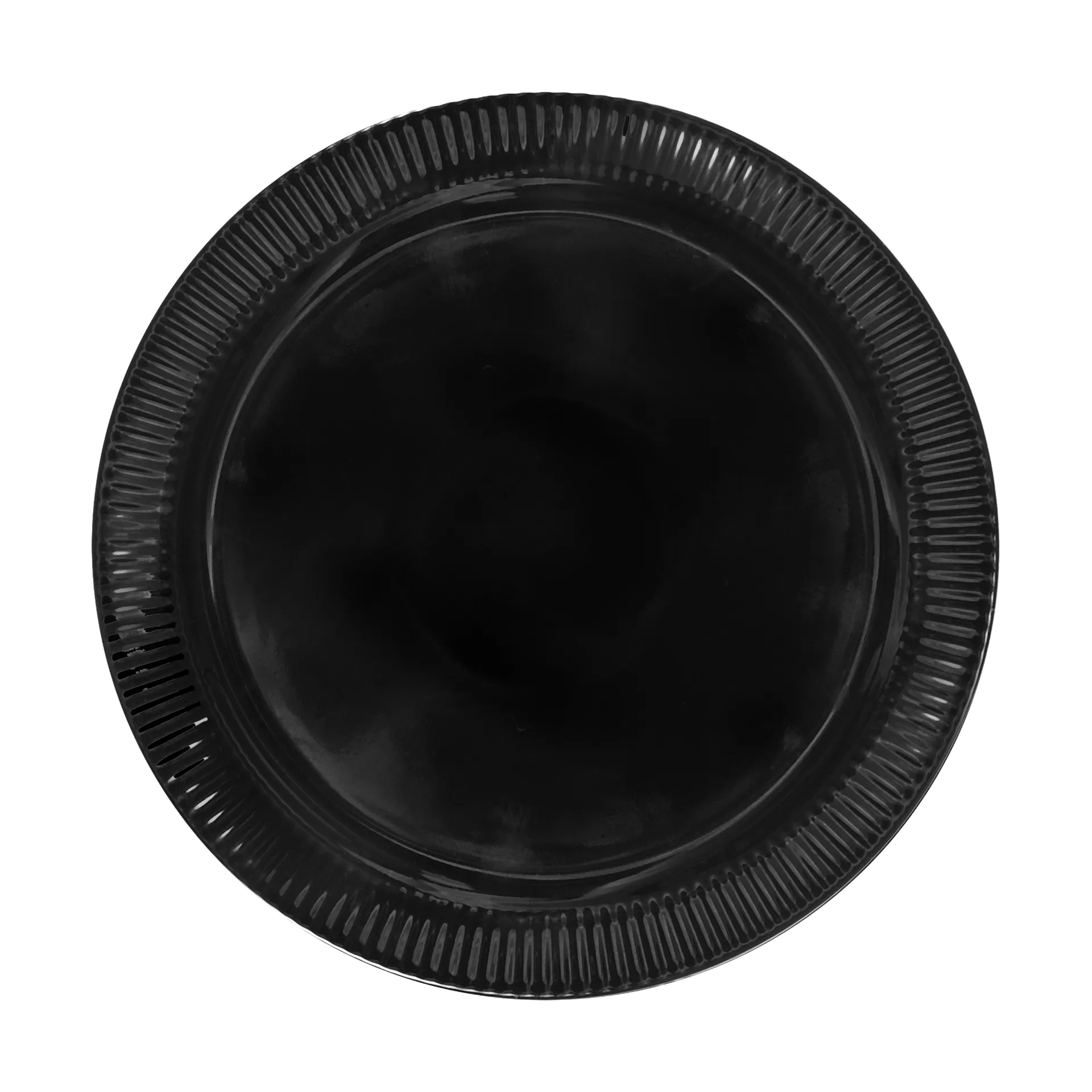 Plato de postre Inka, Negro, Ø17 cm Sagaform