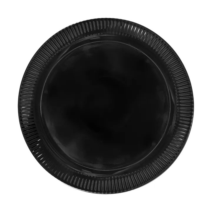 Plato de postre Inka - Negro, Ø17 cm - Sagaform