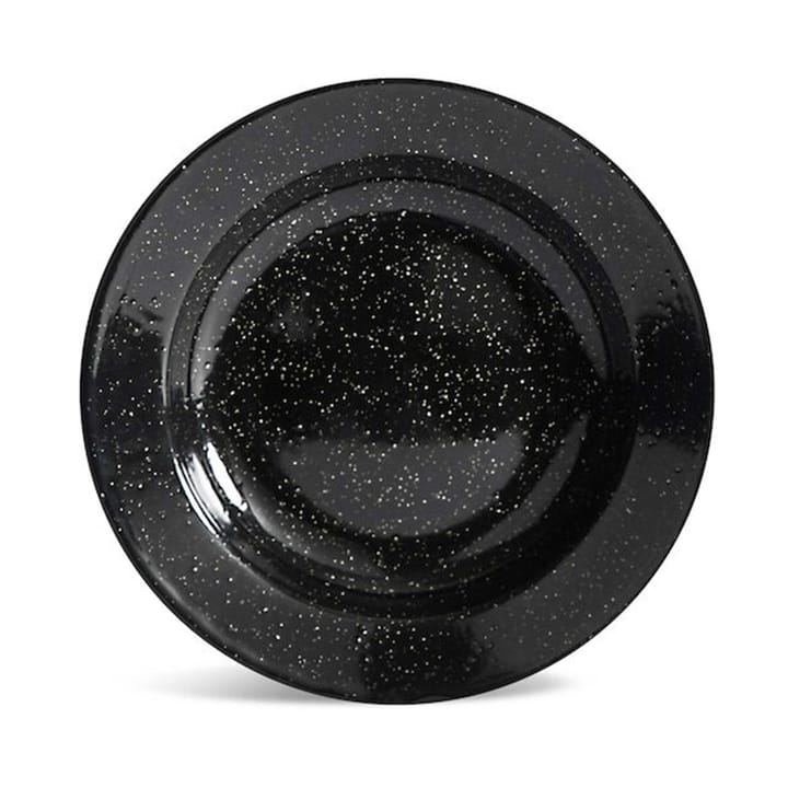 Plato esmalatado Doris Ø20 cm - Negro - Sagaform