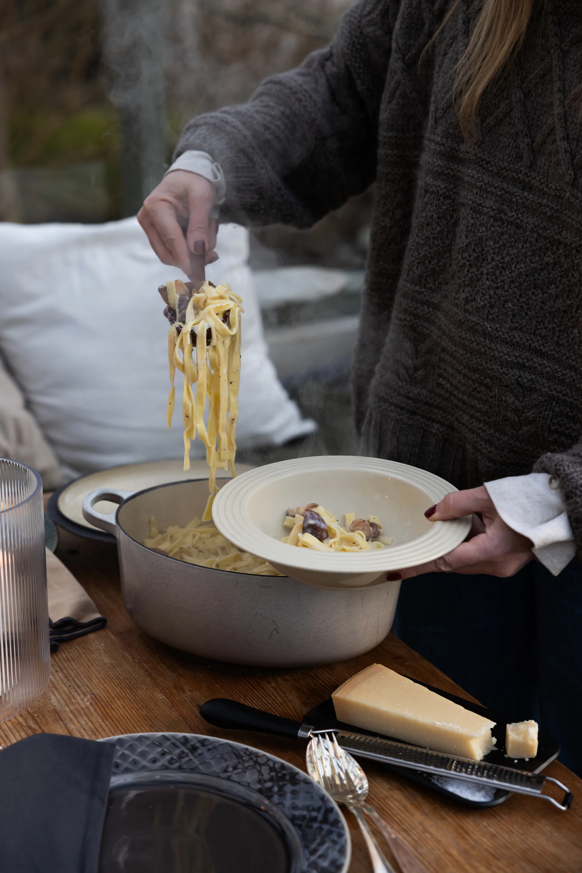 Plato hondo Coffee & More Ø22 cm, Beige Sagaform