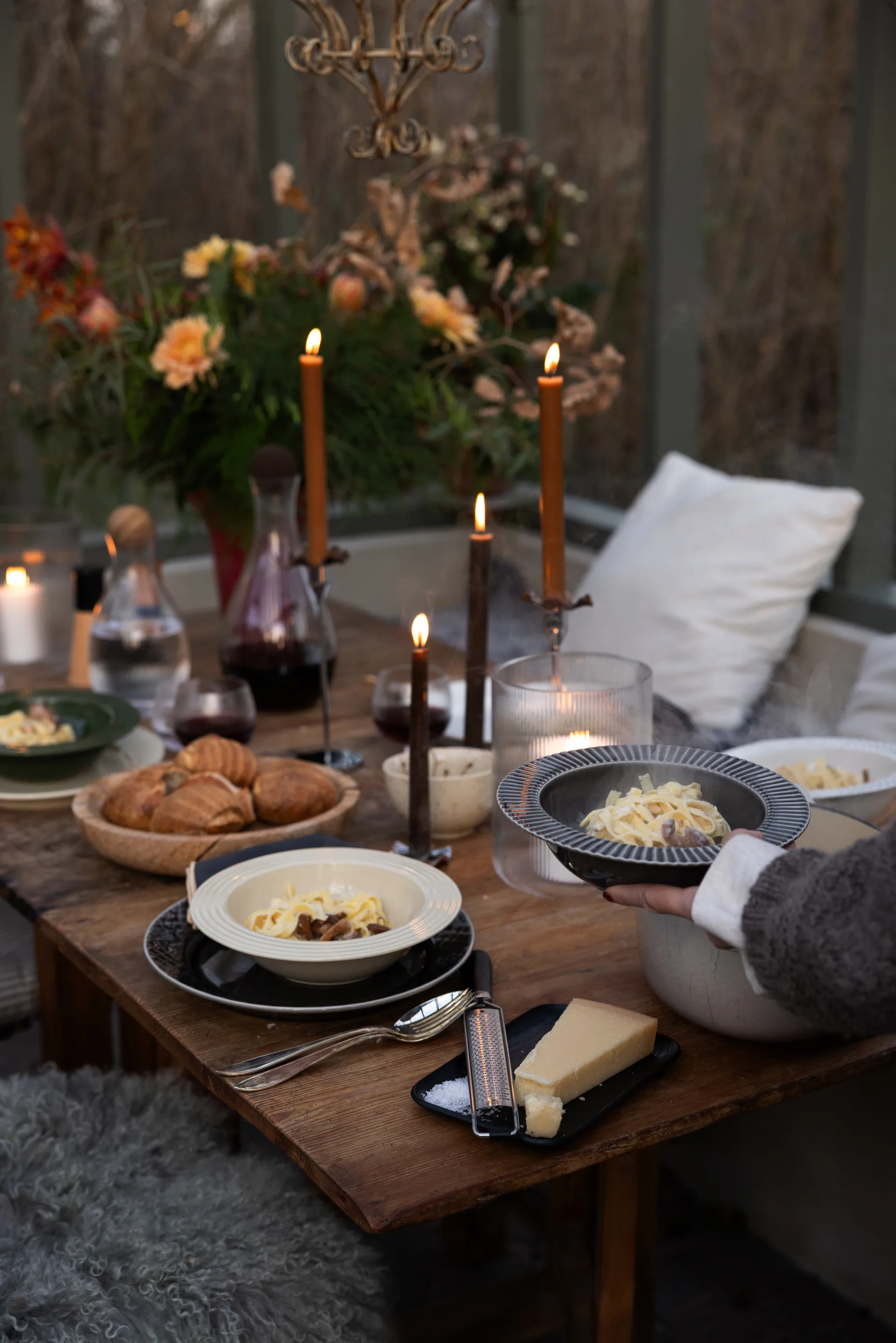 Plato hondo Coffee & More Ø22 cm, Gris Sagaform