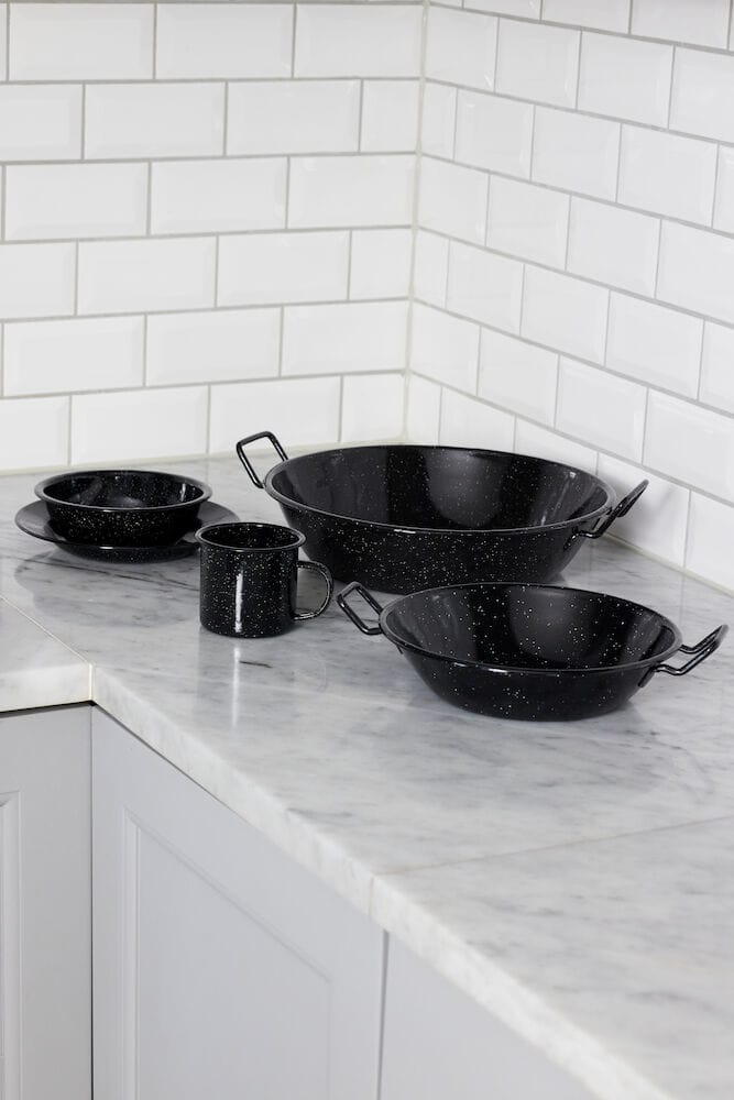 Sartén de wok esmaltada Doris pequeña Ø23,5 cm, Negro Sagaform