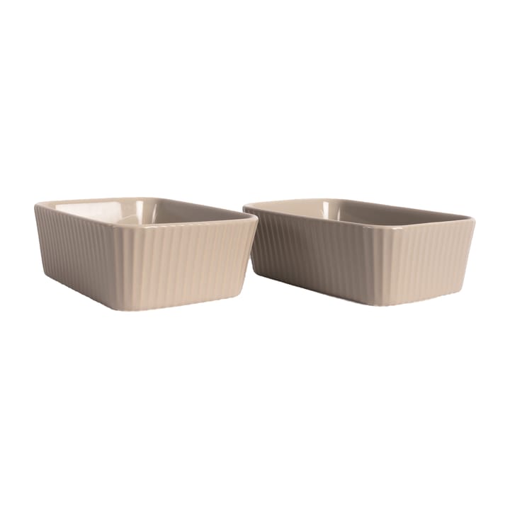 Set de 2 moldes de horno mini Flora, Beige Sagaform