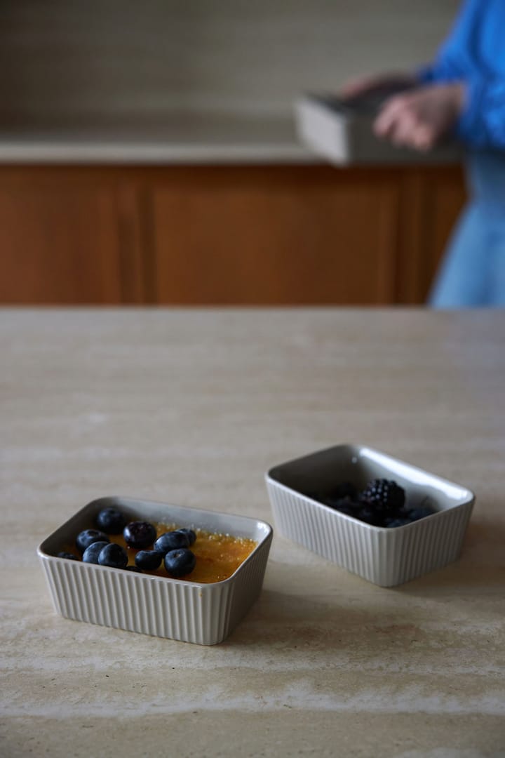 Set de 2 moldes de horno mini Flora, Beige Sagaform