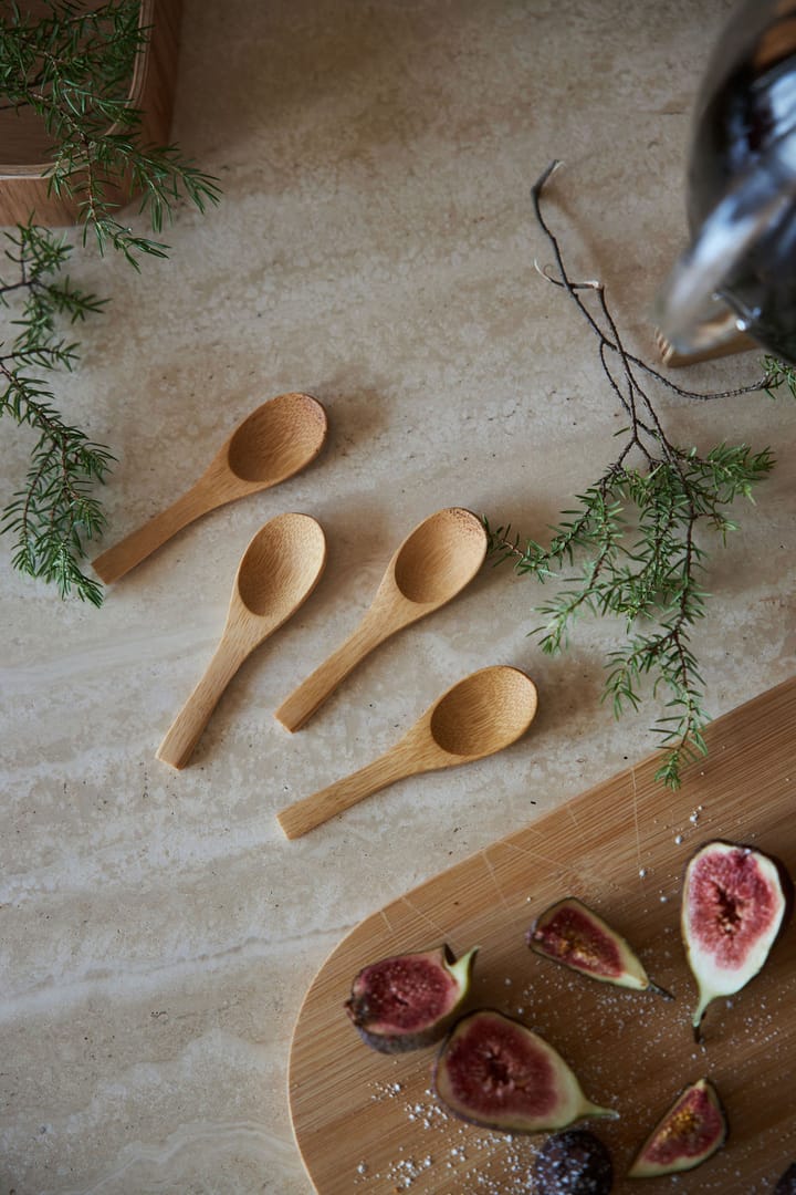 Set de 4 cucharas Ellen, marrón Sagaform