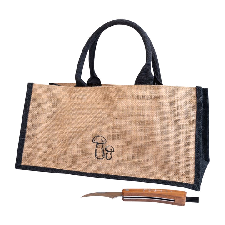 Set de cuchillo para setas y bolsa Karl-Johan
 - Beige-negro - Sagaform