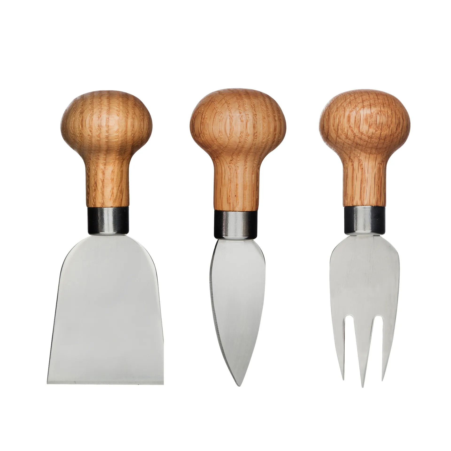 Set de cuchillos para queso Nature 3 piezas, Roble Sagaform