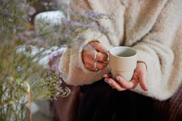 Taza con asa Inka 27 cl, Beige Sagaform