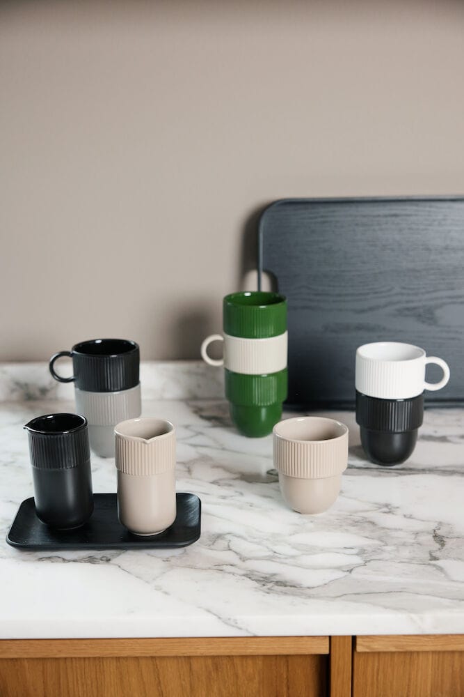 Taza con asa Inka 27 cl, Beige Sagaform