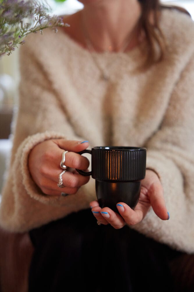 Taza con asa Inka 27 cl, Negro Sagaform