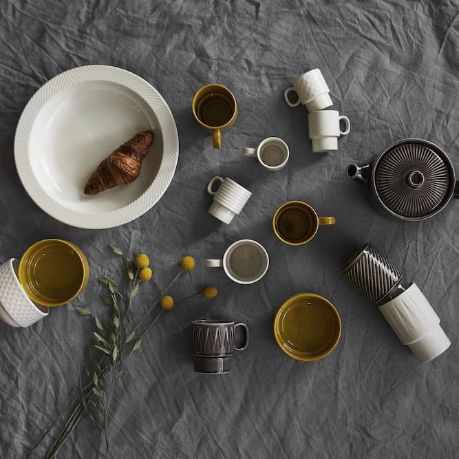 Taza de café Coffee & More, blanco Sagaform