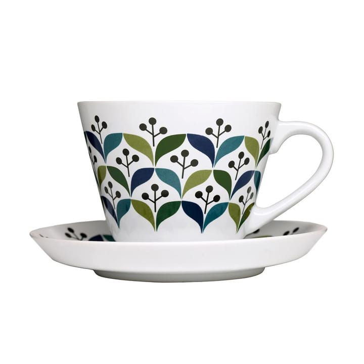 Taza de té y platillo Retro - 35 cl - Sagaform