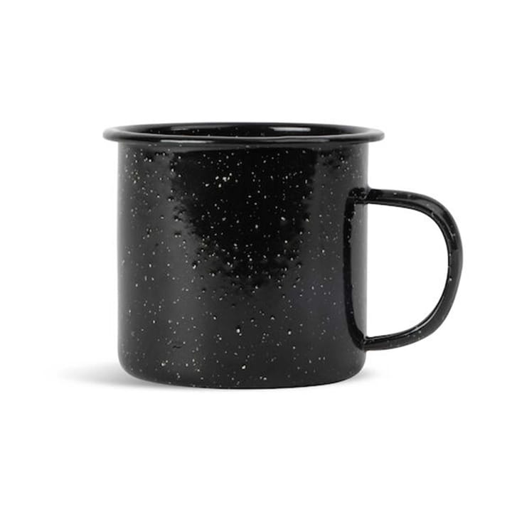 Taza esmaltada Doris 35 cl - Negro - Sagaform